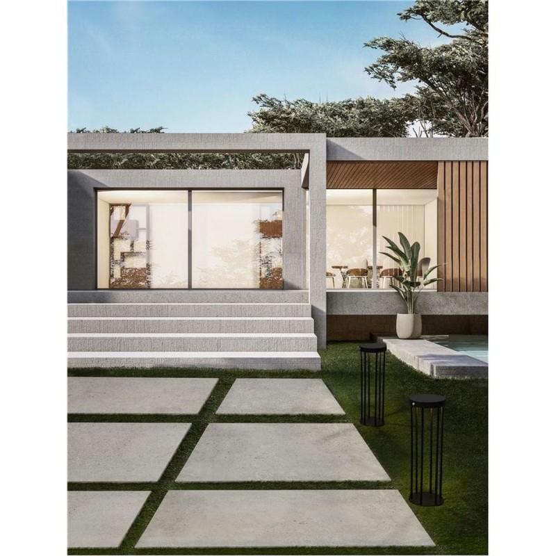 Borne Potelet Extérieur AIGO 2W LED Anthracite sombre H50  9030582