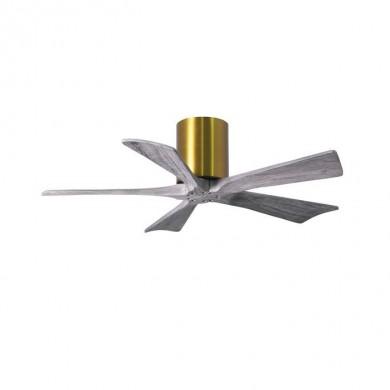 Ventilateur de plafond Irene-5H 152cm Laiton Bois vieilli ATLAS FAN IR5H-BRBR-BW-60