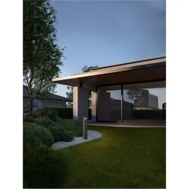 Borne Potelet Extérieur NAVY 20W LED Gris H99.5 NOVA LUCE 9540226