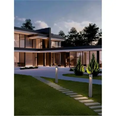 Borne Potelet Extérieur NODINO 6W LED Gris H75 NOVA LUCE 9186706