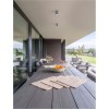 Plafonnier Extérieur RITZ 10W LED Gris Rond  9540227