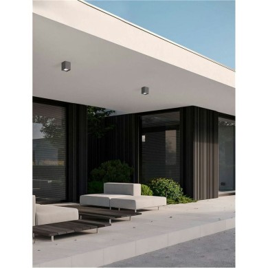 Plafonnier Extérieur RITZ 10W LED Gris  9540228