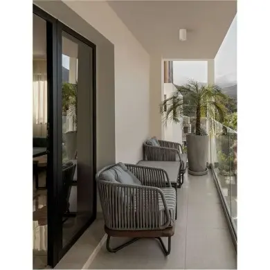 Plafonnier Extérieur PAR 10W GU10 Blanc NOVA LUCE 9186180