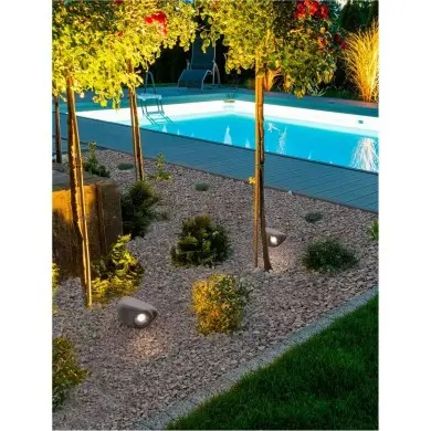 Borne Potelet Extérieur PETRA 3W LED Gris NOVA LUCE 9186183