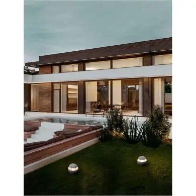 Borne Potelet Extérieur MINOR 5W G9 Gris NOVA LUCE 9186704