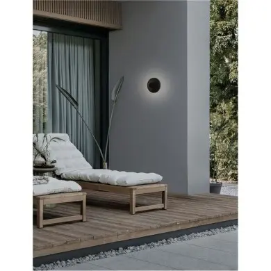 Applique Extérieur ALUX 11W LED Noir sablonneux NOVA LUCE 9136406