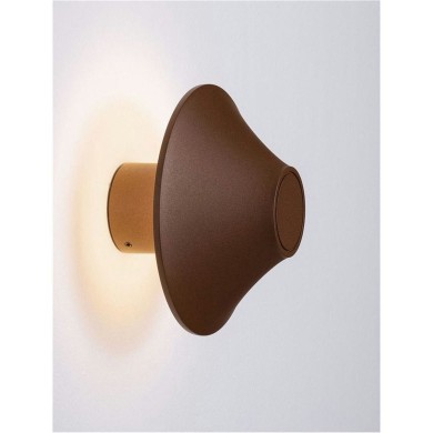 Applique Extérieur ALUX 11W LED Marron brun (corten)  9136408