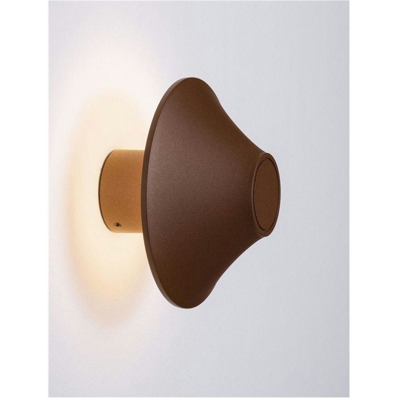Applique Extérieur ALUX 11W LED Marron brun (corten) NL_9136408 9136408 Applique Extérieur ALUX 11W LED Marron brun (corten) 9136408