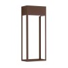 Applique Extérieur MOBY 20W LED Marron brun (corten)  9030902