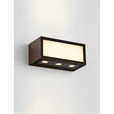 Applique Extérieur INGA 11W LED Marron brun (corten) NOVA LUCE 9030594