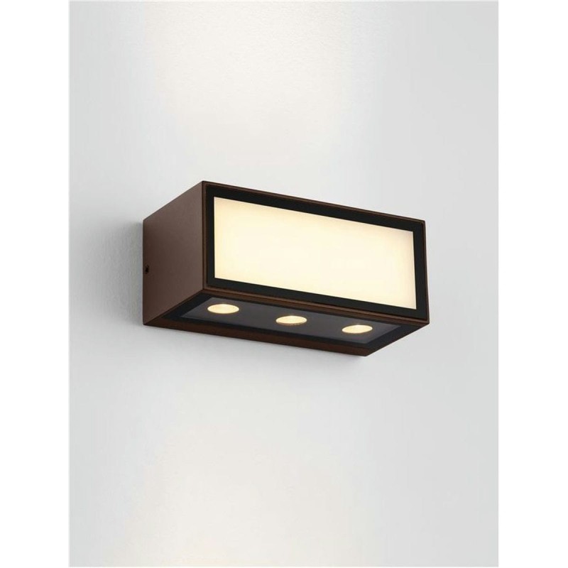 Applique Extérieur INGA 11W LED Marron brun (corten) NL_9030594 9030594 Applique Extérieur INGA 11W LED Marron brun (corten) 9030594