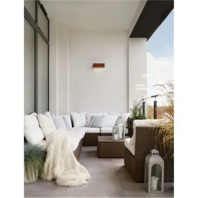 Applique Extérieur BROWN 2W LED Marron brun (corten) NOVA LUCE 9030584