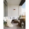 Applique Extérieur BROWN 2W LED Marron brun (corten)  9030584