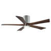 Ventilateur de plafond Irene-5H 106cm Chromé Poli Noyer ATLAS FAN IR5H-CR-WA-42