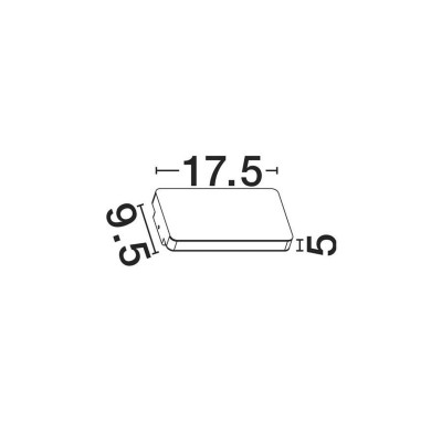Applique Extérieur ARTU 10W LED Blanc sablonneux  9971461