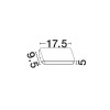 Applique Extérieur ARTU 10W LED Blanc sablonneux  9971461