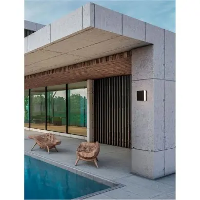 Applique Extérieur OONO 11W LED Anthracite sombre Carrée NOVA LUCE 9030159