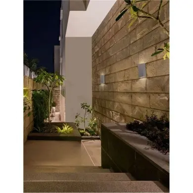 Applique Extérieur BOXY 6W LED Blanc sablonneux NOVA LUCE 9030151