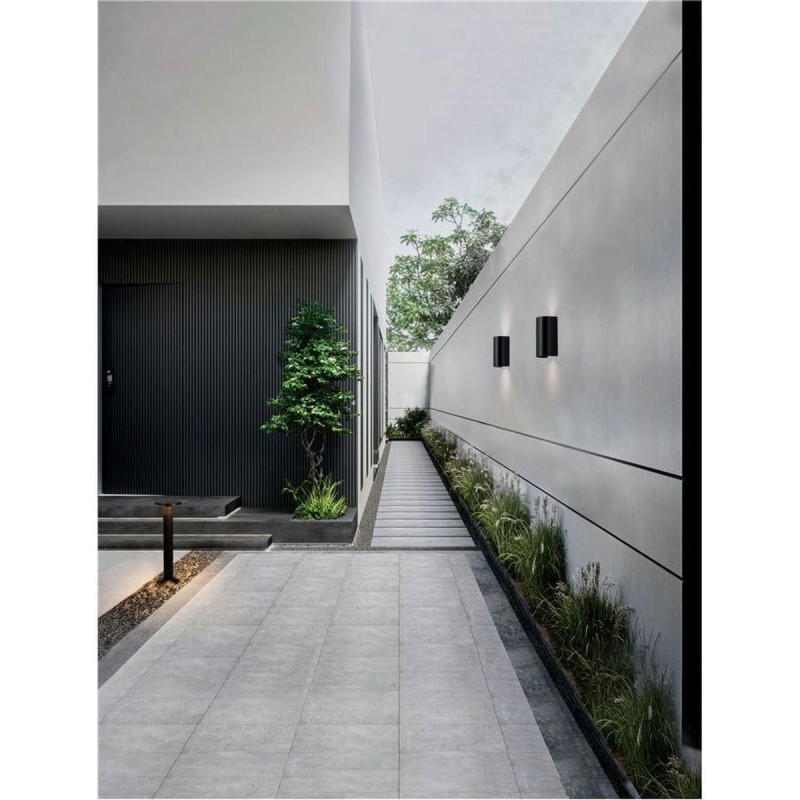 Applique Extérieur YORK 2x5W GU10 Noir sablonneux H19,5 NL_9030830 9030830 Applique Extérieur YORK 2x5W GU10 Noir sablonneux H19,5 9030830