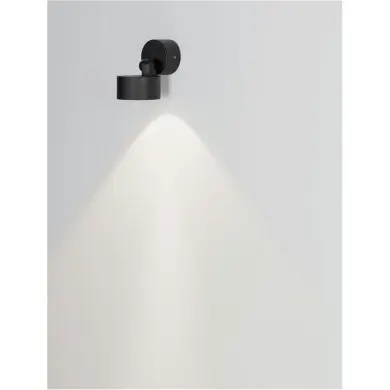 Applique Extérieur HELMET 10W LED Anthracite sombre NOVA LUCE 9971469