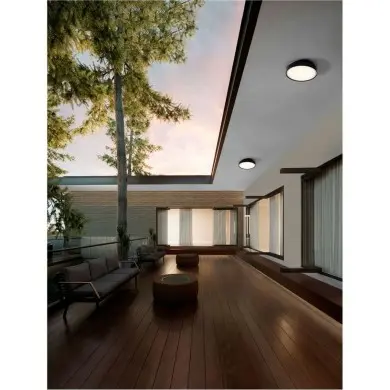 Plafonnier Extérieur SKY 15W LED Noir sablonneux NOVA LUCE 9030823