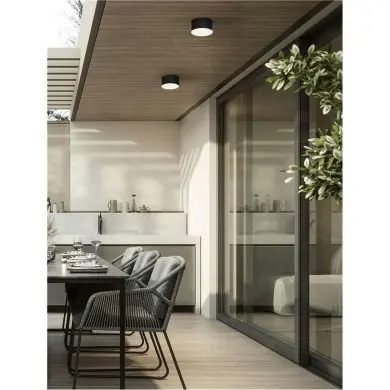 Plafonnier Extérieur JUDI 10W LED Anthracite sombre NOVA LUCE 9030835