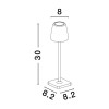 Lampe Extérieur COLT 2W LED Blanc sablonneux  9223415
