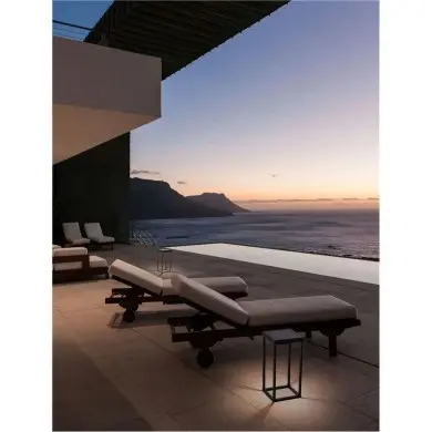 Borne Potelet Extérieur TEGOLO 2W LED Anthracite sombre NOVA LUCE 9136431