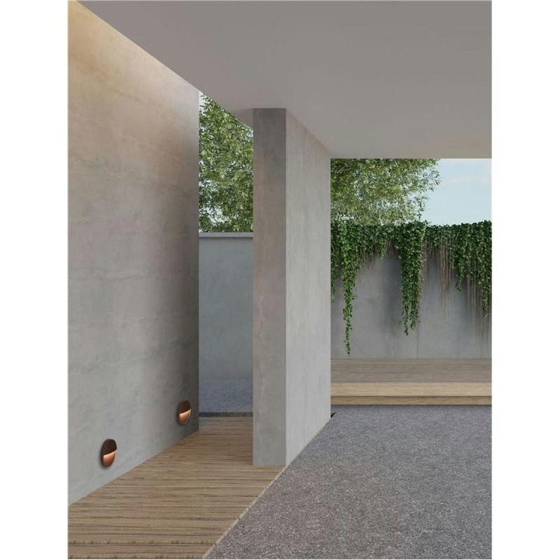 Applique Extérieur RODIX 5W LED Marron brun (corten)  9136439