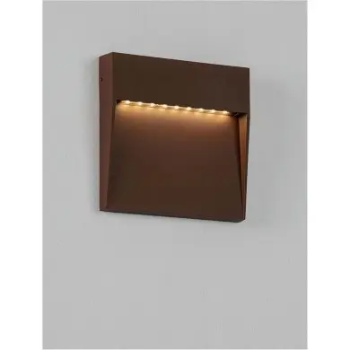 Applique Extérieur FEM 5W LED Marron rouille NOVA LUCE 9136442
