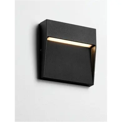 Applique Extérieur TOBY 3W LED Noir sablonneux H10,5 NOVA LUCE 9030811