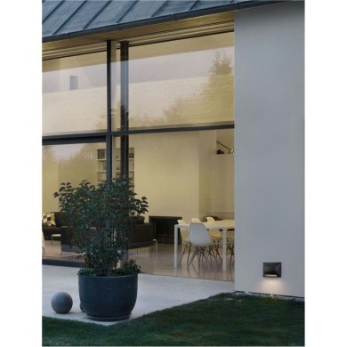 Applique Extérieur SUB 5W LED Noir sablonneux  9136416