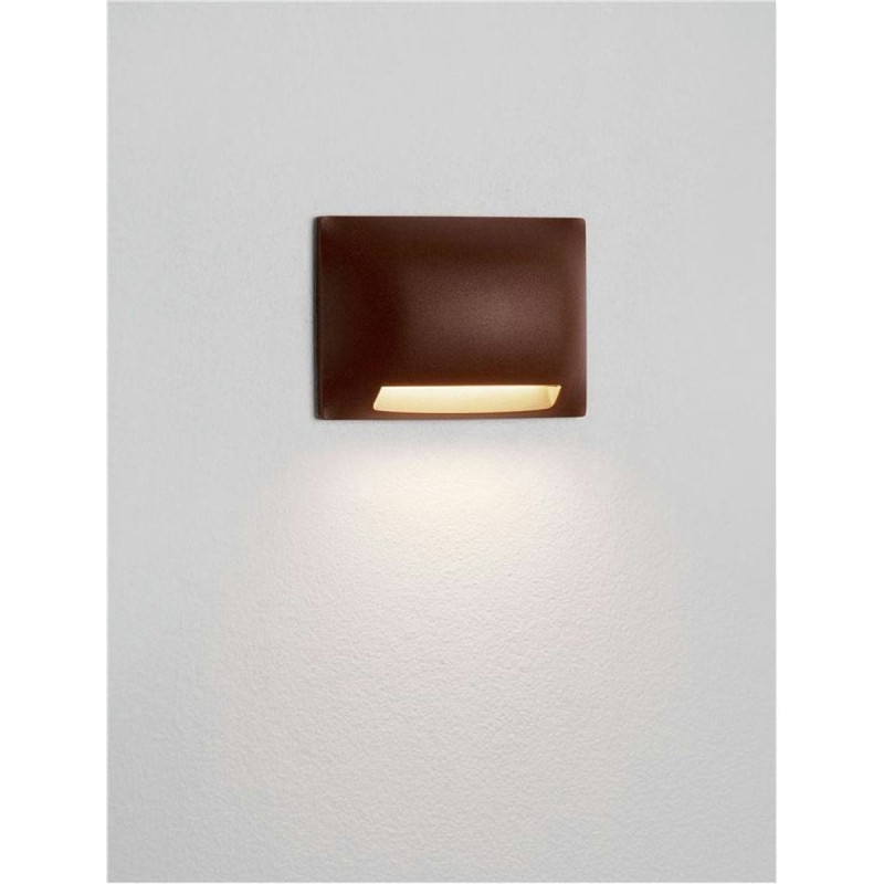 Applique Extérieur SUB 5W LED Marron brun (corten)  9136418