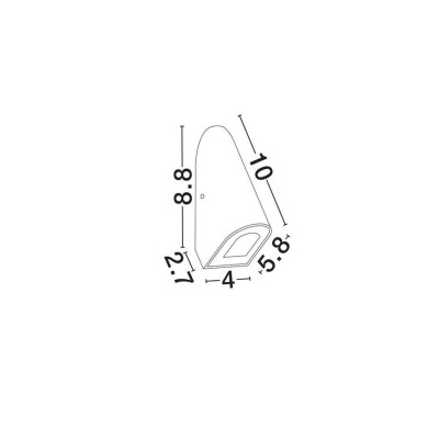 Spot Extérieur SOREN 3W LED Marron brun  9050728