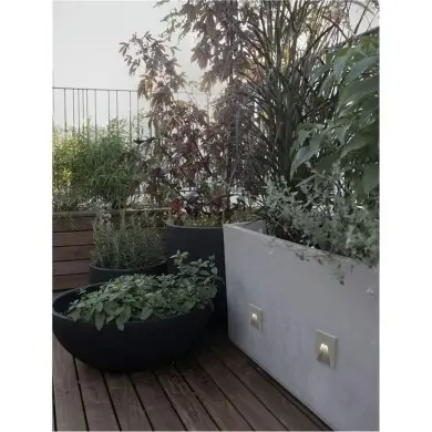 Applique Extérieur FINLO /W / Gris NOVA LUCE 9117080