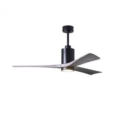 Ventilateur de Plafond Patricia 152cm Noir Bois Vieilli ATLAS FAN PA3-BK-BW-60