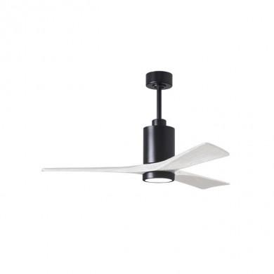 Ventilateur plafond avec lumière Patricia 132cm Noir Blanc ATLAS FAN PA3-BK-MWH-52