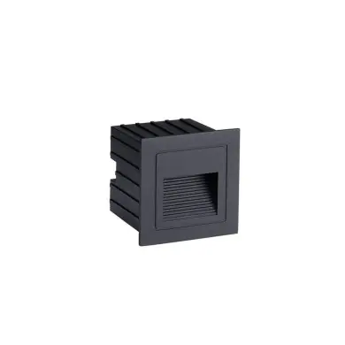 Applique Extérieur POLKA 3W LED Noir sablonneux NOVA LUCE 9030757