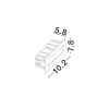 Spot Extérieur OLIN 3W LED Anthracite sombre  9050705