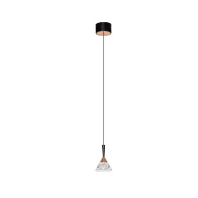 Suspension PALUZ 7W LED Noir, or rosé  9186963