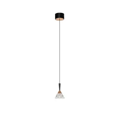 Suspension PALUZ 7W LED Noir, or rosé NOVA LUCE 9186963