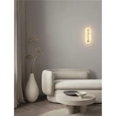 Applique AIDER 19W LED Or brossé NOVA LUCE 9019744