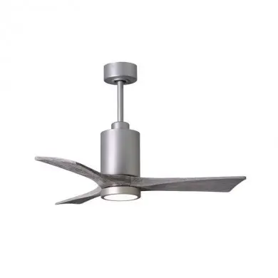 Ventilateur plafond Patricia 106cm Chromé Bois Vieilli MAT_PA3-BN-BW-42 PA3-BN-BW-42 Ventilateur plafond Patricia 106cm Chromé Bois Vieilli ATLAS FAN PA3-BN-BW-42
