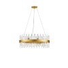Suspension CROWN 18X5W LED G9 Or satiné  9695118
