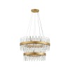 Suspension CROWN 32X5W LED G9 Or satiné  9695120