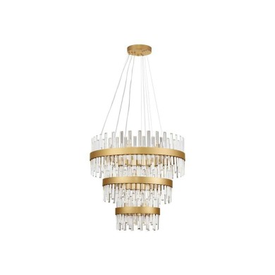 Suspension CROWN 42X5W LED G9 Or satiné  9695121