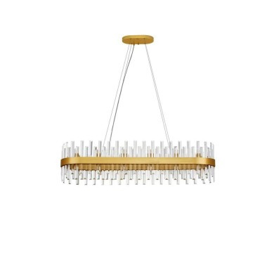 Suspension CROWN 28X5W LED G9 Or satiné  9695119