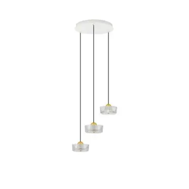 Suspension KEROS 18W LED Or platine NOVA LUCE 9695279