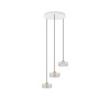 Suspension KEROS 18W LED Or platine  9695279