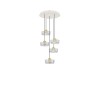 Suspension KEROS 23W LED Or platine Escalier  9695280